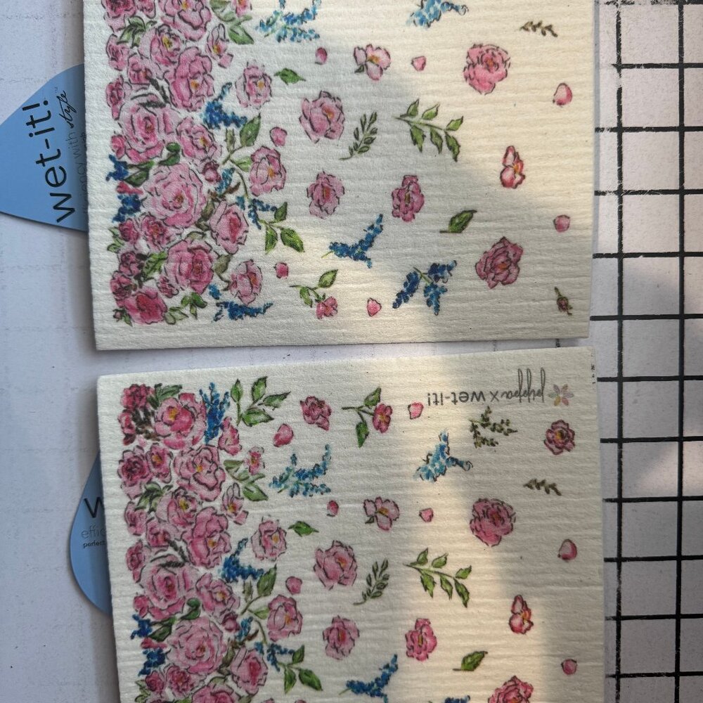 Wet-It! Swedish Treasures Dishcloth & Cleaning Cloth -Set of 2